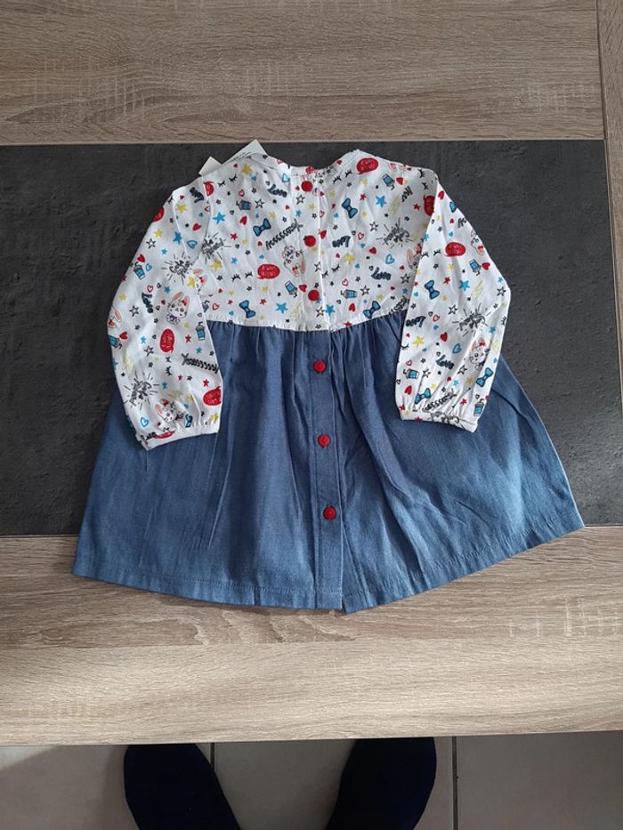 Robe manche longue légère 100% coton fille - photo numéro 5