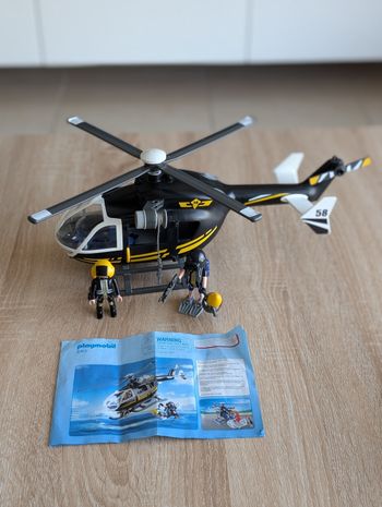 Playmobil 9363 Hélicoptère et policiers d'élite