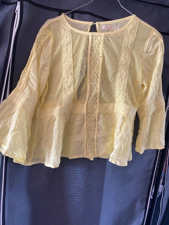 Blouse manche trois cart
