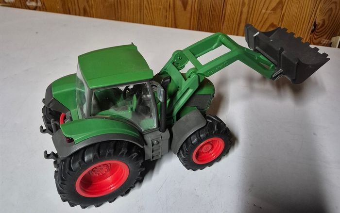 Tracteur vert schleich engin agricole - photo numéro 3