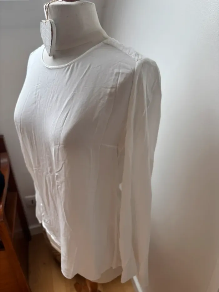 🤍 Blouse blanche MAJE - Taille 3 (équivalent 40) 🤍 - photo numéro 6