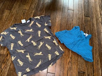 T-shirt loose et haut court Zara  4 ans