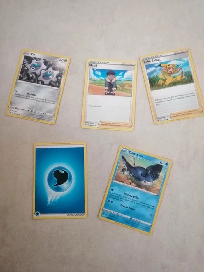 Lot cartes Pokemon Demanta