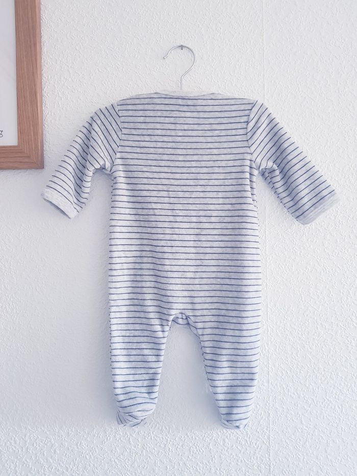 Kiabi - Grenouillère / pyjama une pièce / dors bien en velours - Neuf ! - photo numéro 2