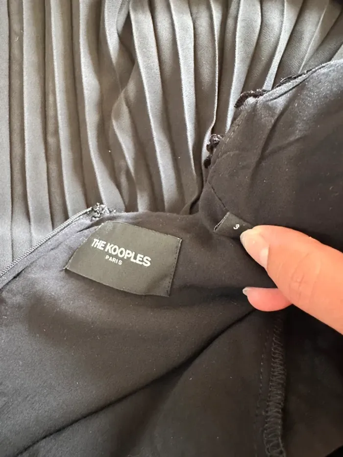 Robe The Kooples noire taille 38 - photo numéro 4