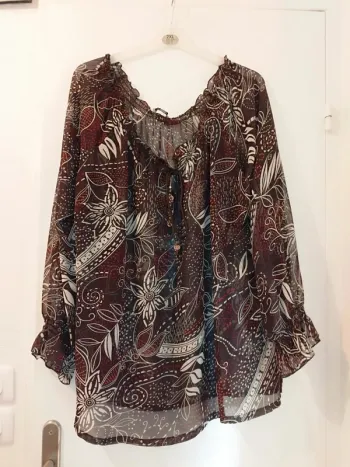 Blouse colorée - Vetissimo - taille 52