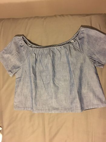 Blouse bleue jean