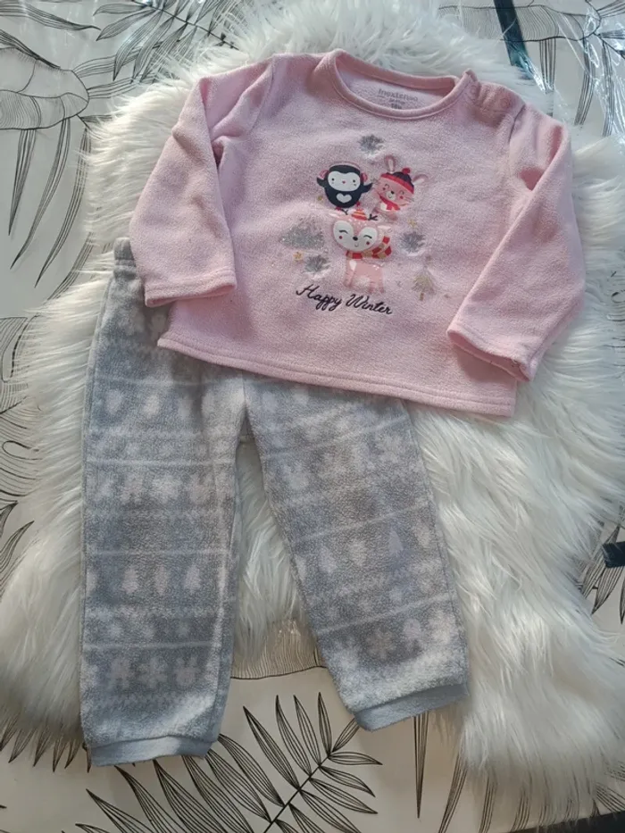Pyjama polaire bébé fille