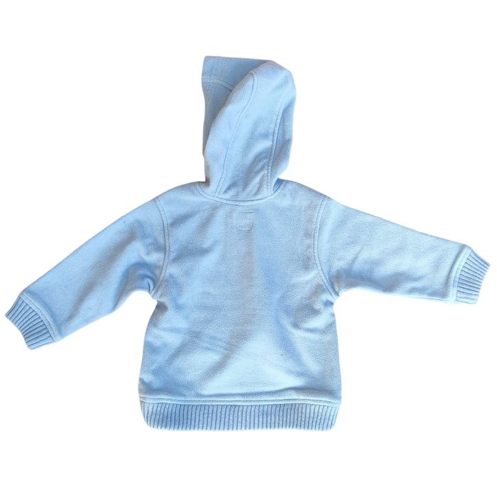 Pull hiver sweat  polaire à capuche garçon 3 ans bleu – très bon état - photo numéro 2