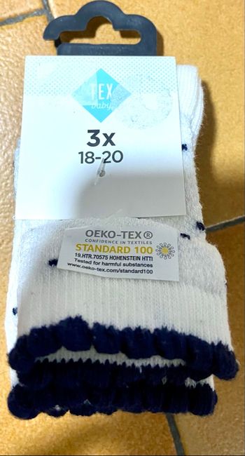 Lot de 3 Chaussette neuve taille 18/20