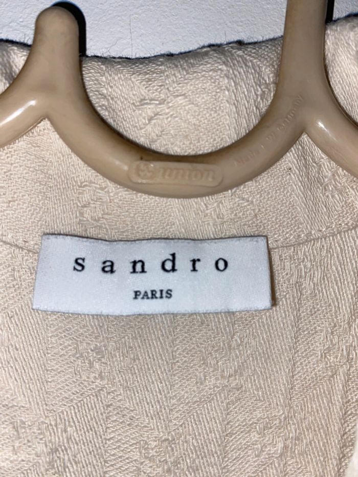 Robe crème Sandro - photo numéro 3