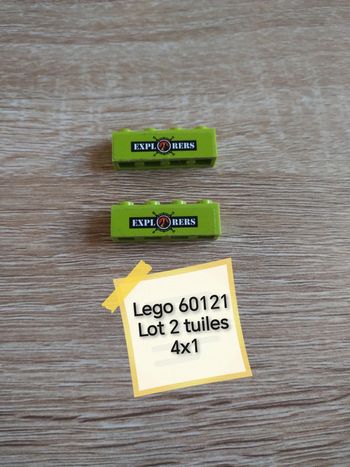 Lego 60121 lot 2 tuiles