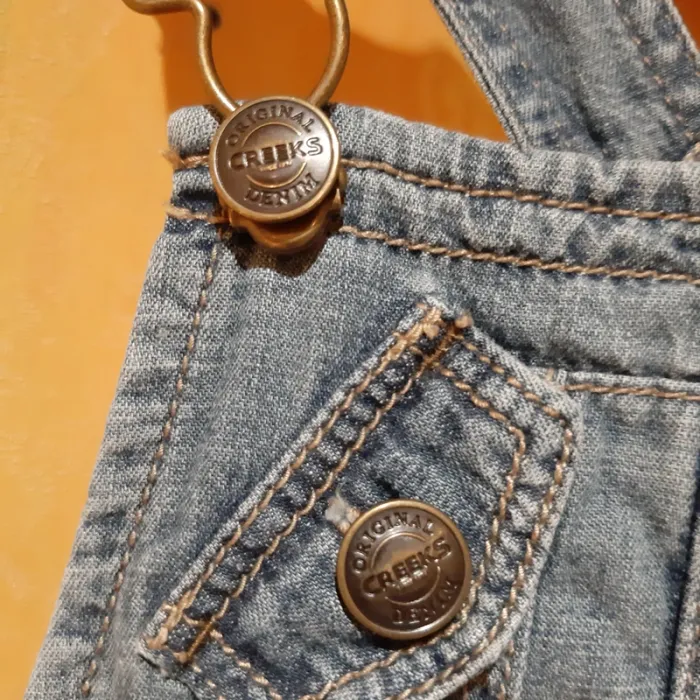 Robe salopette en jean Creeks 4 ans - photo numéro 3