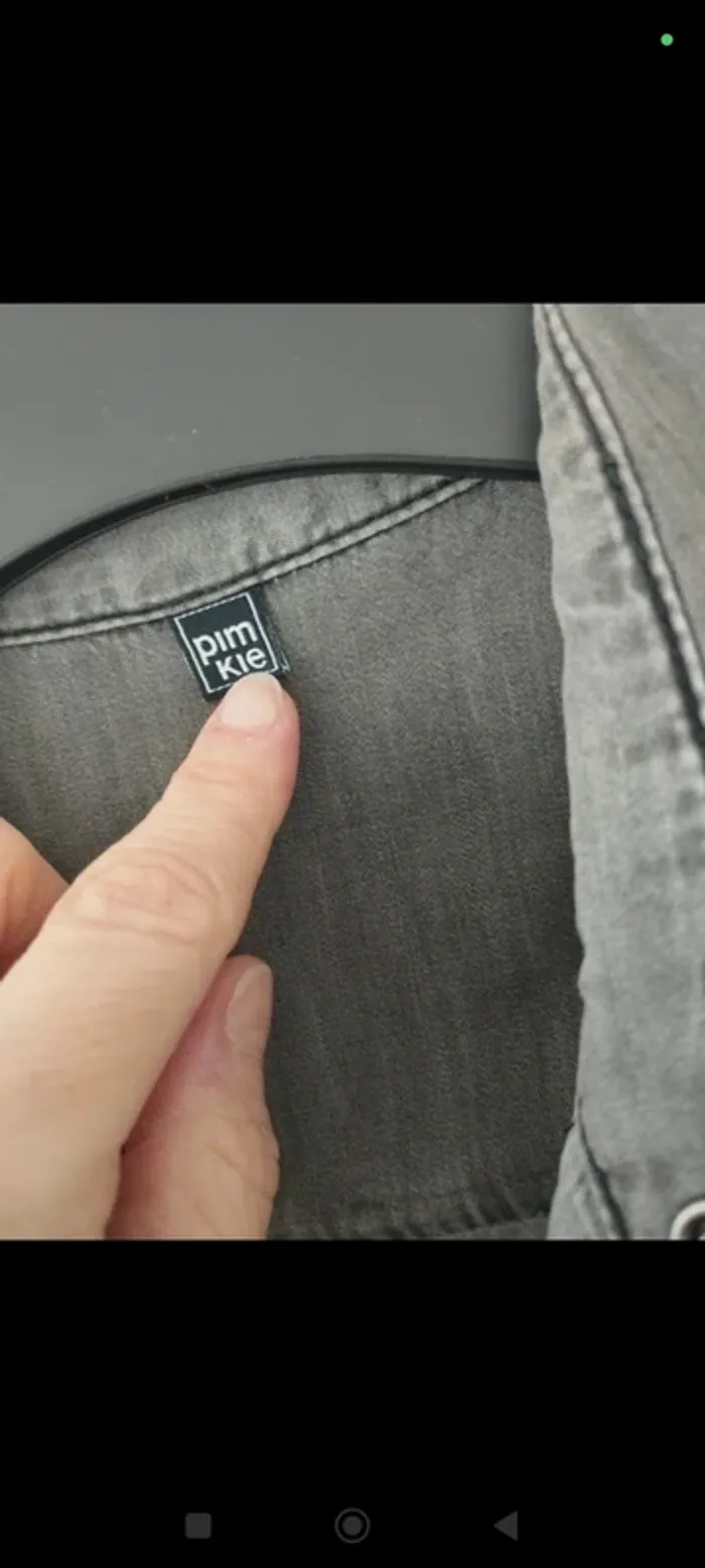 Chemise en jean grise Pimkie 36 - photo numéro 5