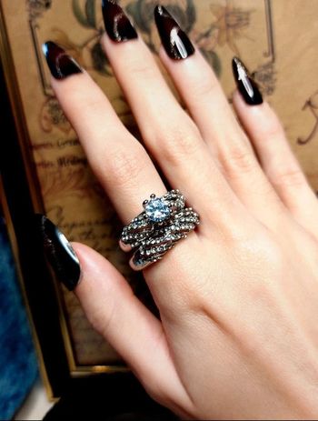 Lot de 2 bague style vintage taille 55