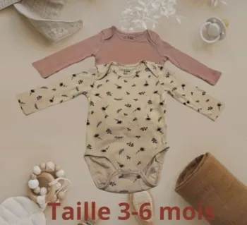 Lot de bodies 3-6 mois