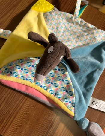 Mon doudou p'tit loup petit loup peluche bébé