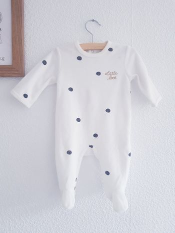 Kiabi - Grenouillère / pyjama une pièce / dors bien en velours
