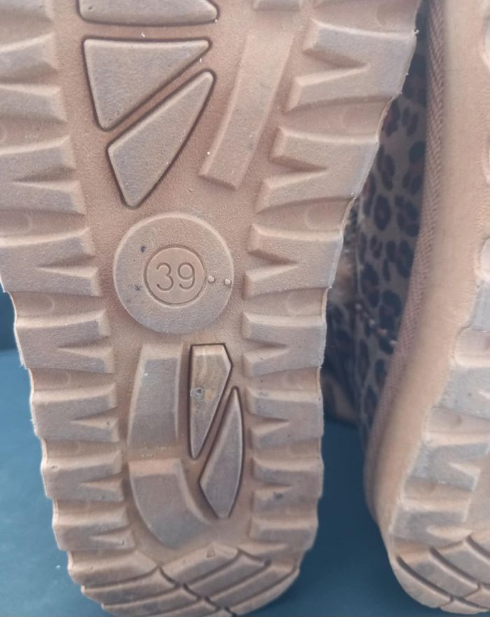 Bottes fourré motifs léopard P39 - photo numéro 8
