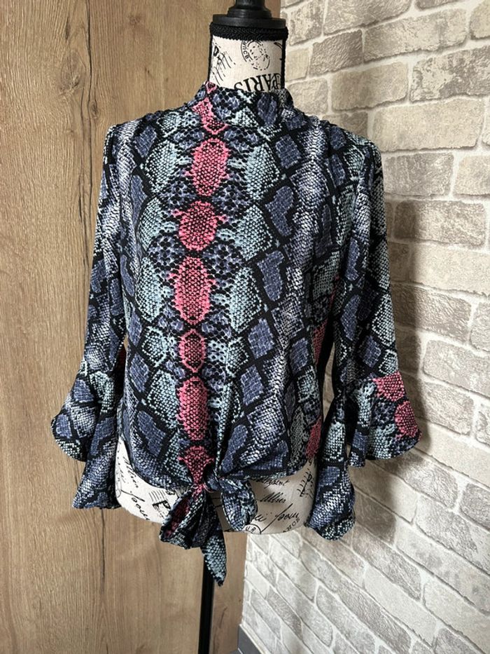 Blouse imprimé serpent taille M - photo numéro 2