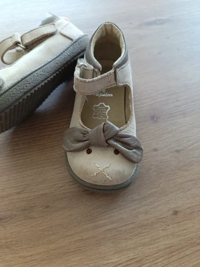Ballerines cuir pat et ripaton - photo numéro 2