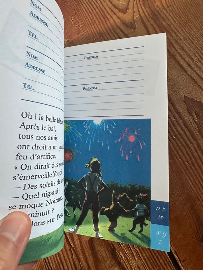 Le Carnet d’adresses de Caroline et ses amis Pierre Probst répertoire livre collection bleu - photo numéro 9