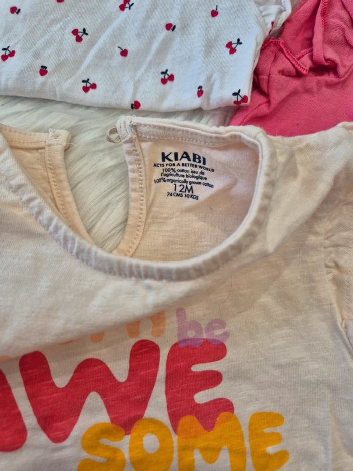 🌸 Lot 2 leggings et 4 t-shirts Kiabi 12 mois - photo numéro 9