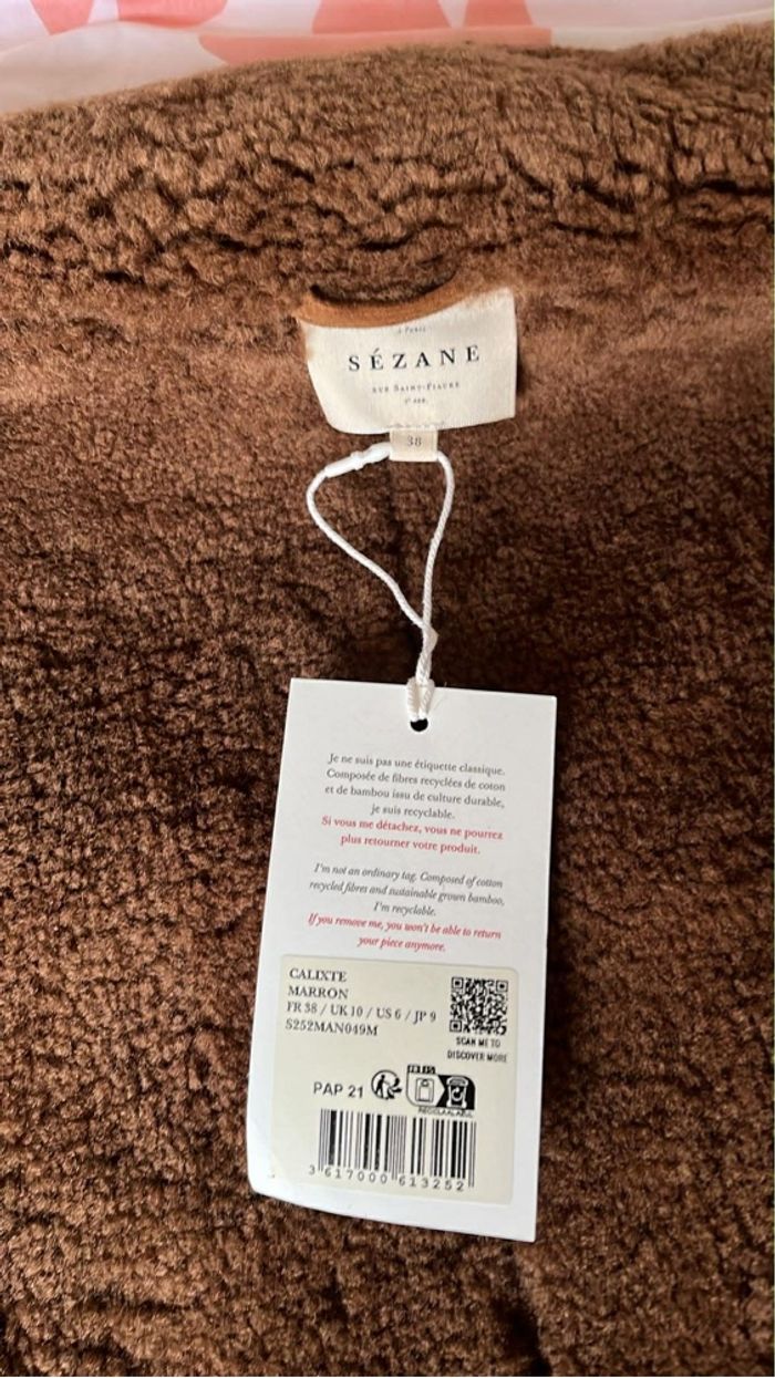 Veste calixte marron 38 - photo numéro 5