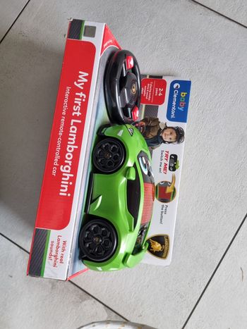 Voiture telecommander My first lamborghini clementoni baby