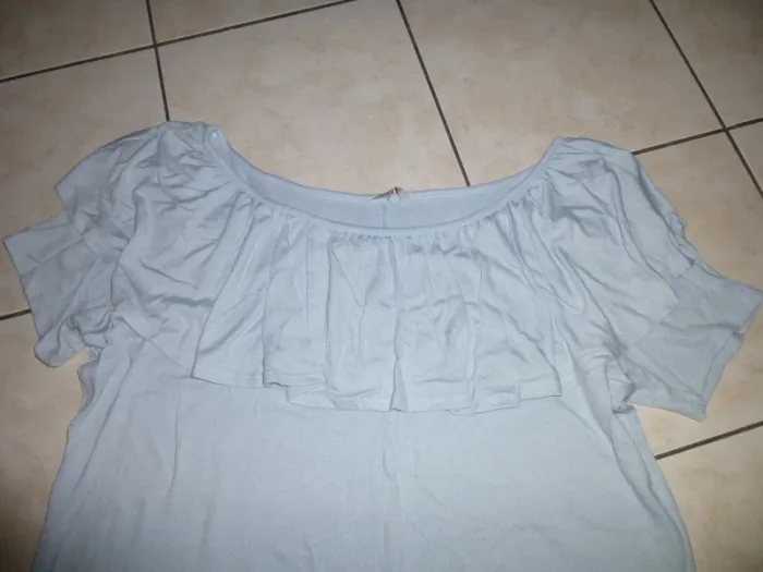 tunique haut a volant poitrine M&S MODE taille XXL neuf - photo numéro 2