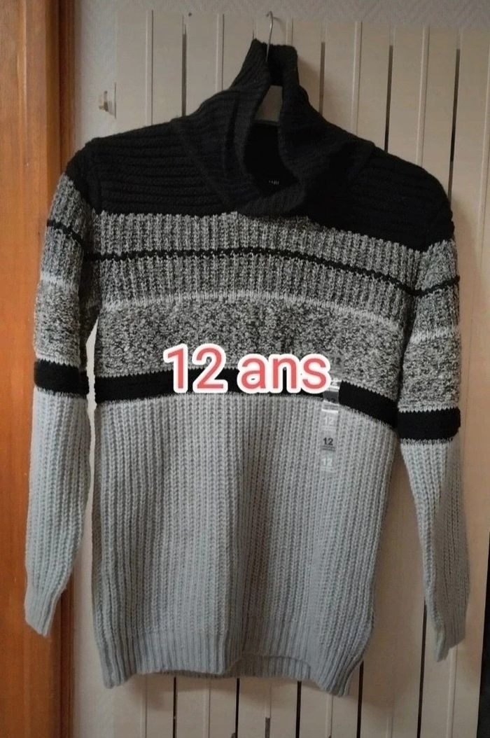 Pull garçon 12 ans
