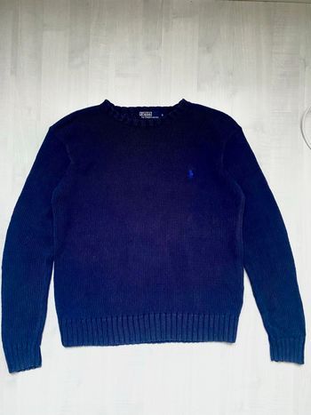 Pull en maille bleu marine ralph lauren 
