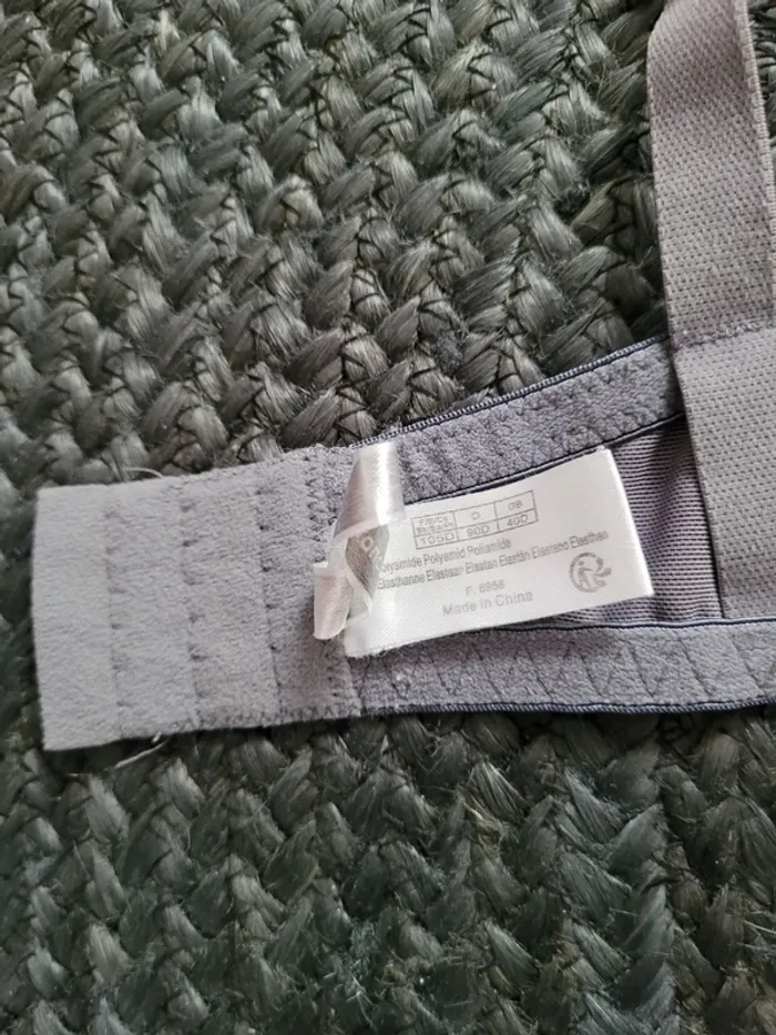 Soutien-gorge armatures gris satiné - 105D - Blancheporte - photo numéro 6