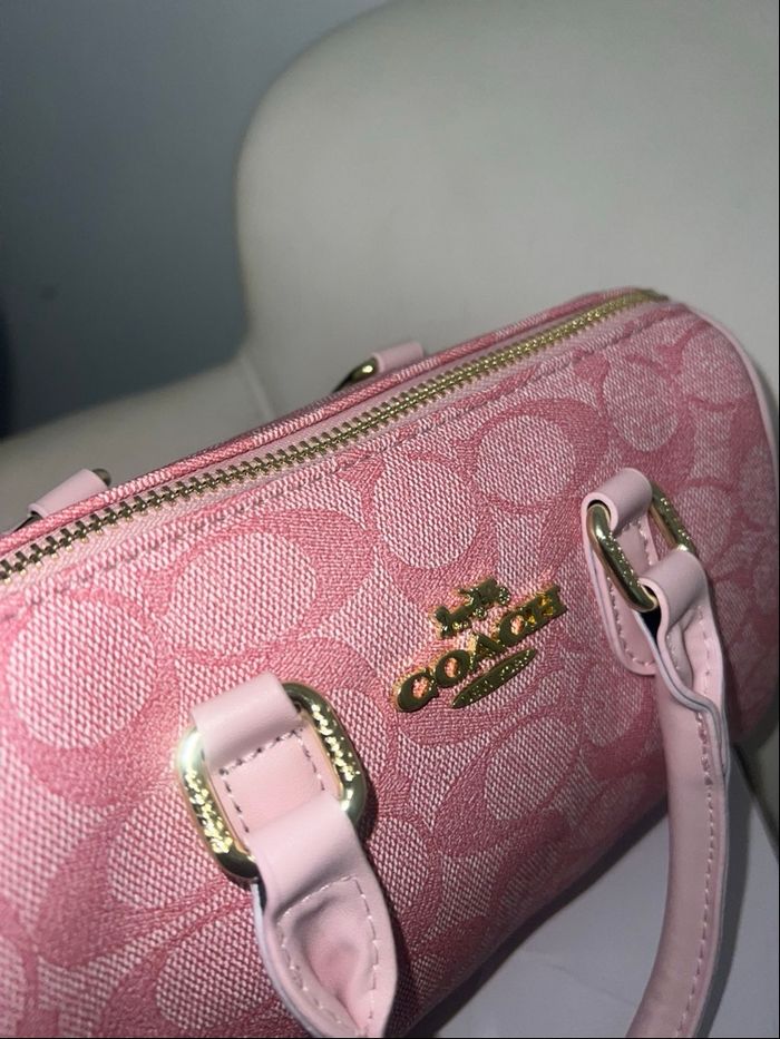 Sac coach rose - photo numéro 3