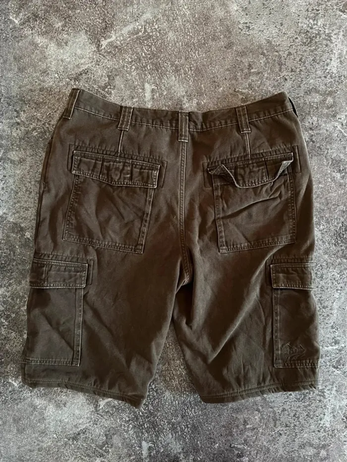 Short jean marron homme WindRiver 38x30 Pantaloncini carpentiere uomo Zimmermannsshorts Herren - photo numéro 3