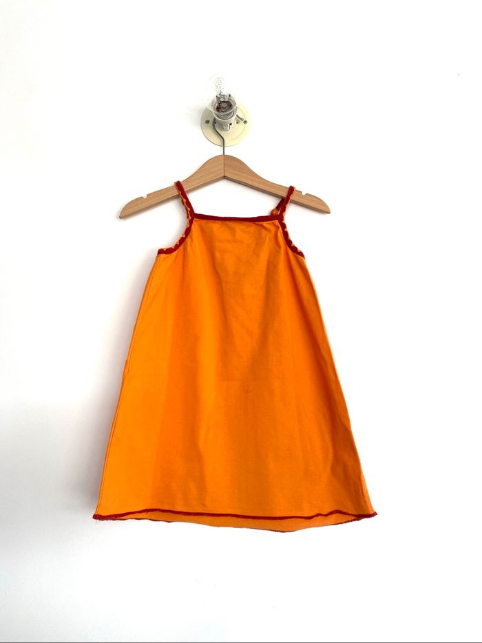 Robe à fines bretelles orange »Sergent Major »24 mois - photo numéro 2