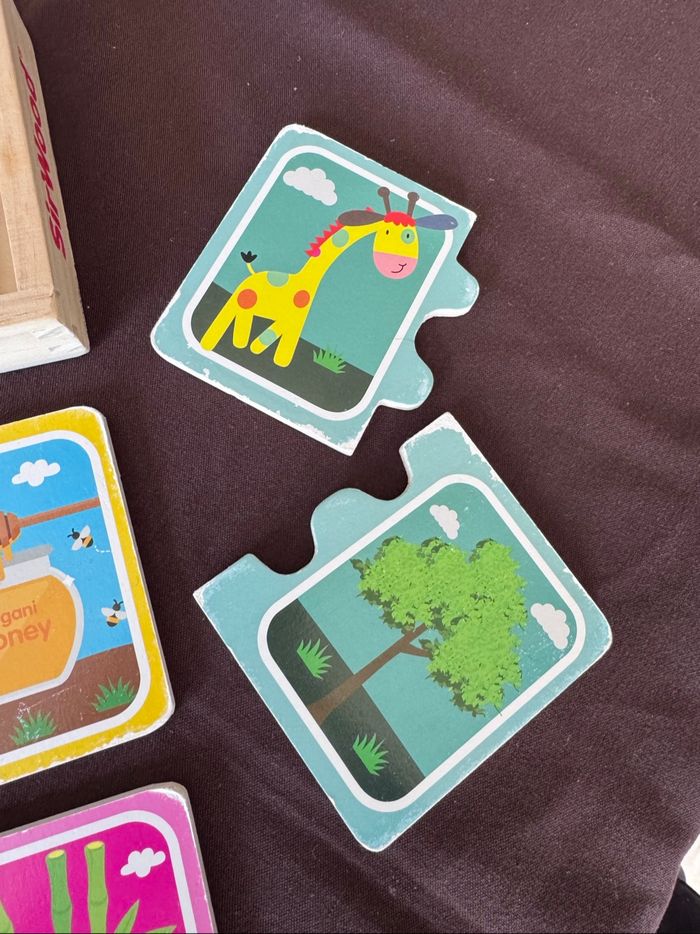 Puzzle bois associations animaux - photo numéro 4