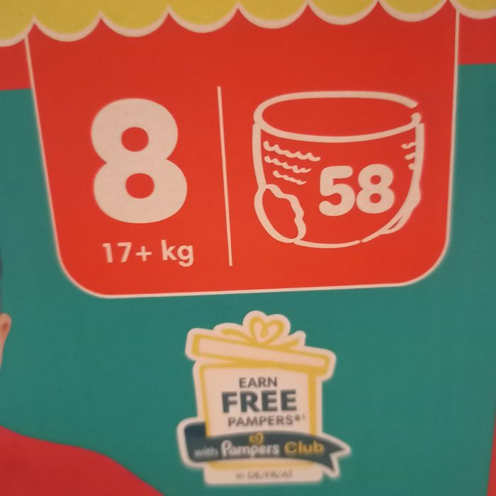 Pampers baby dry Pants taille 8 (58 couches) - photo numéro 2