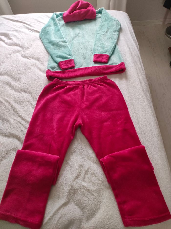 Pyjama polaire femme taille M en très bon état - photo numéro 2