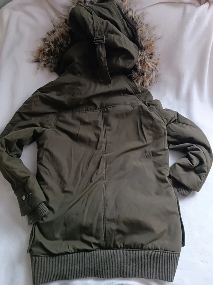 Manteau  femme à capuche Zara taille L - photo numéro 2