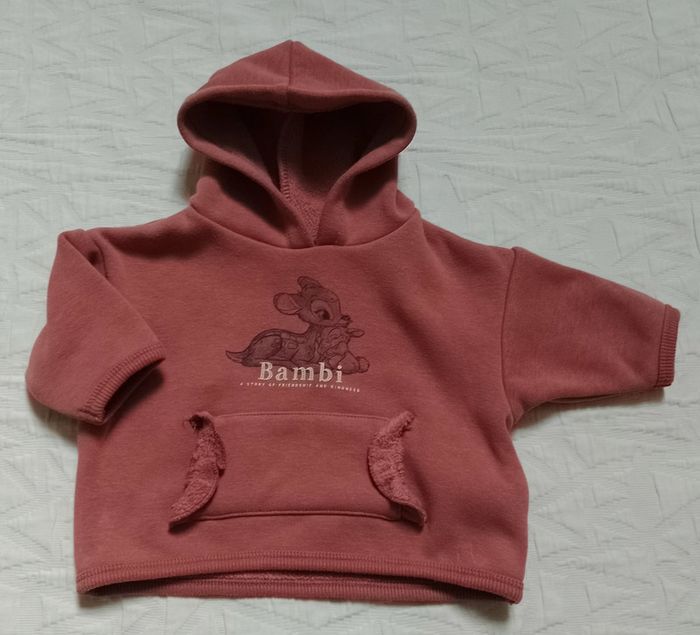 Disney sweat capuche Bambi intérieur polaire