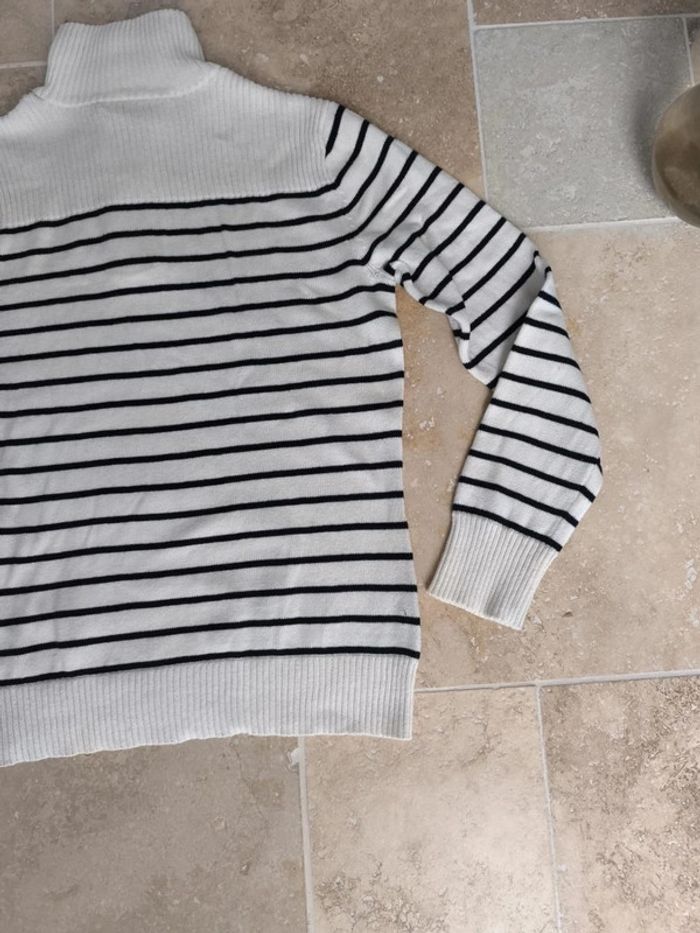 Pull-over coton col boutonné femme Lauren Ralph Lauren taille M - photo numéro 12