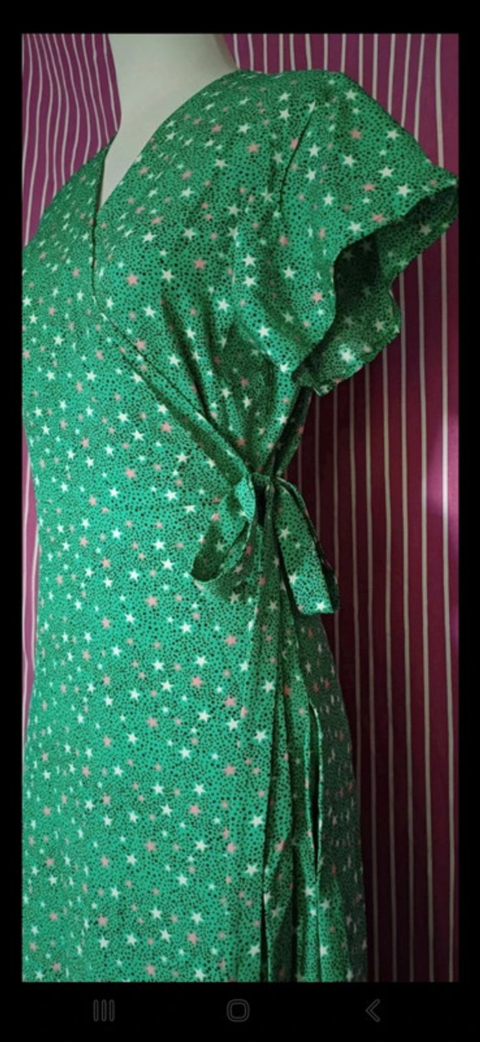 Robe longue porté feuille - photo numéro 4