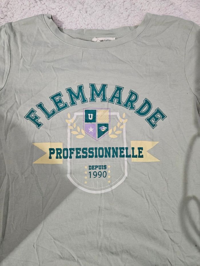 T-shirt Simple Avec écriture - photo numéro 2