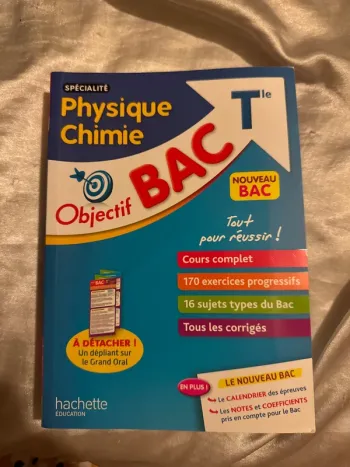 Objectif BAC Physique chimie