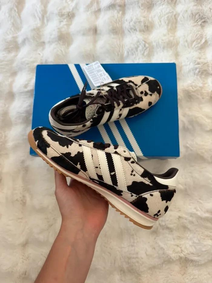 Exclusivité ASOS - adidas Originals - SL 72 OG - Baskets - Imprimé vache - photo numéro 2