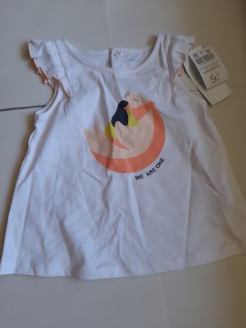 T-shirt blanc Obaibi