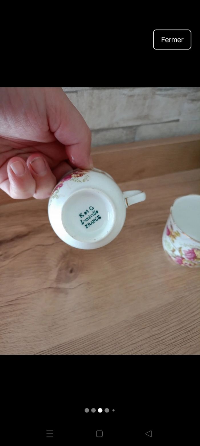 Lot de tasses à café - photo numéro 3