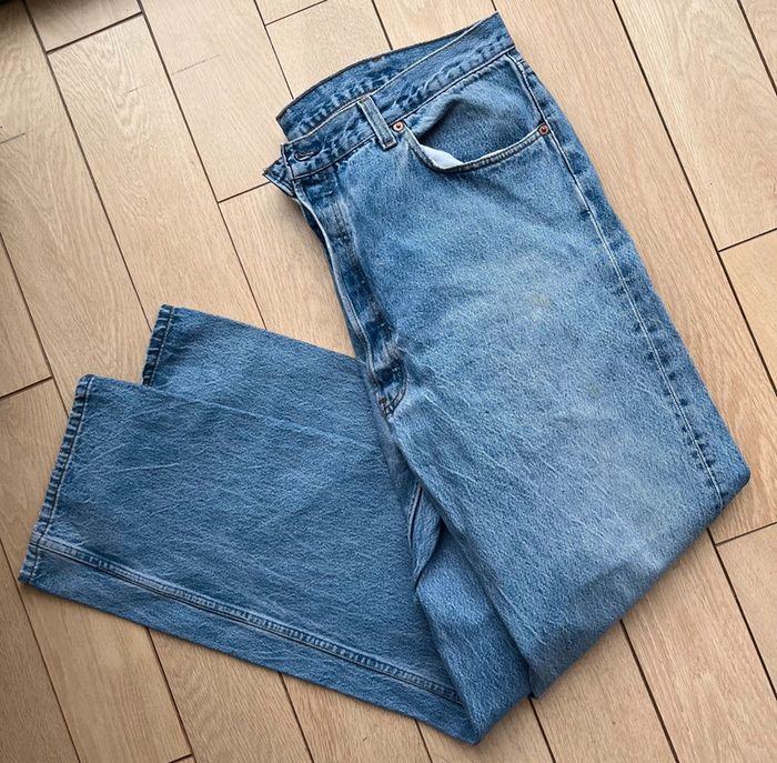 Pantalon/ jean coupe droite Levis authentique vintage made in usa - photo numéro 8