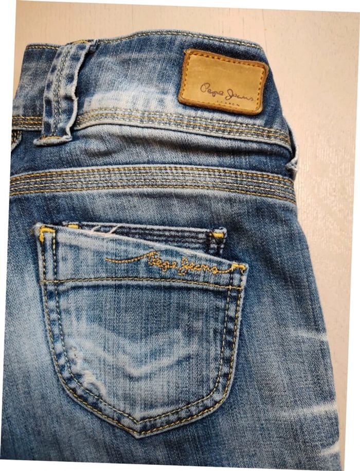 Pepe jeans femme vintage y2k 2000 taille W25 L30 - photo numéro 5